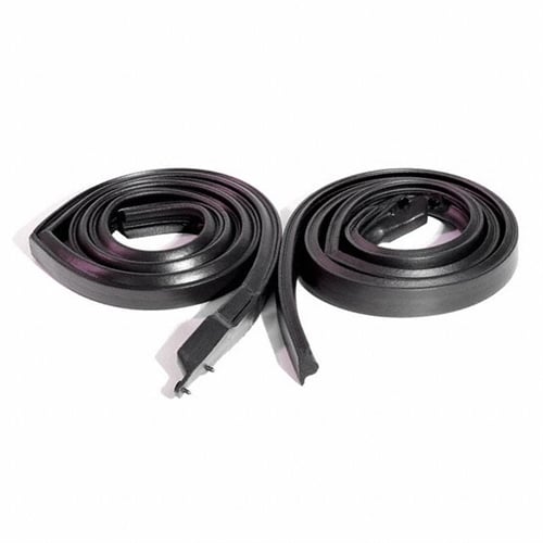Roof Rail Seals with Molded Ends. For 2-door hardtop. Pair. R&L. ROOF RAIL SEAL GM F BODY 2DRHT 68-9